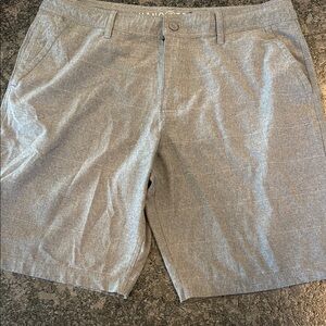 Hang Ten Gray Flat Front Shorts Casual Style